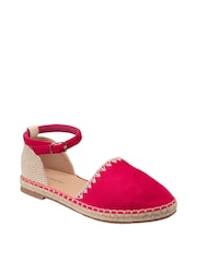 Pink - Dunlop Flache Sandalen im Espadrilles-Stil - Bild 1 von 4