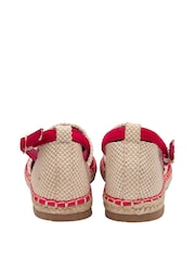 Pink - Dunlop Flache Sandalen im Espadrilles-Stil - Bild 3 von 4