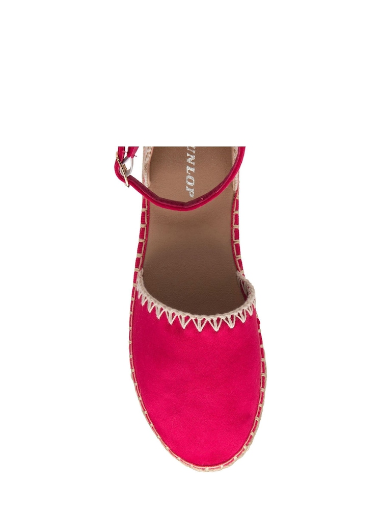 Pink - Dunlop Flache Sandalen im Espadrilles-Stil - Bild 4 von 4
