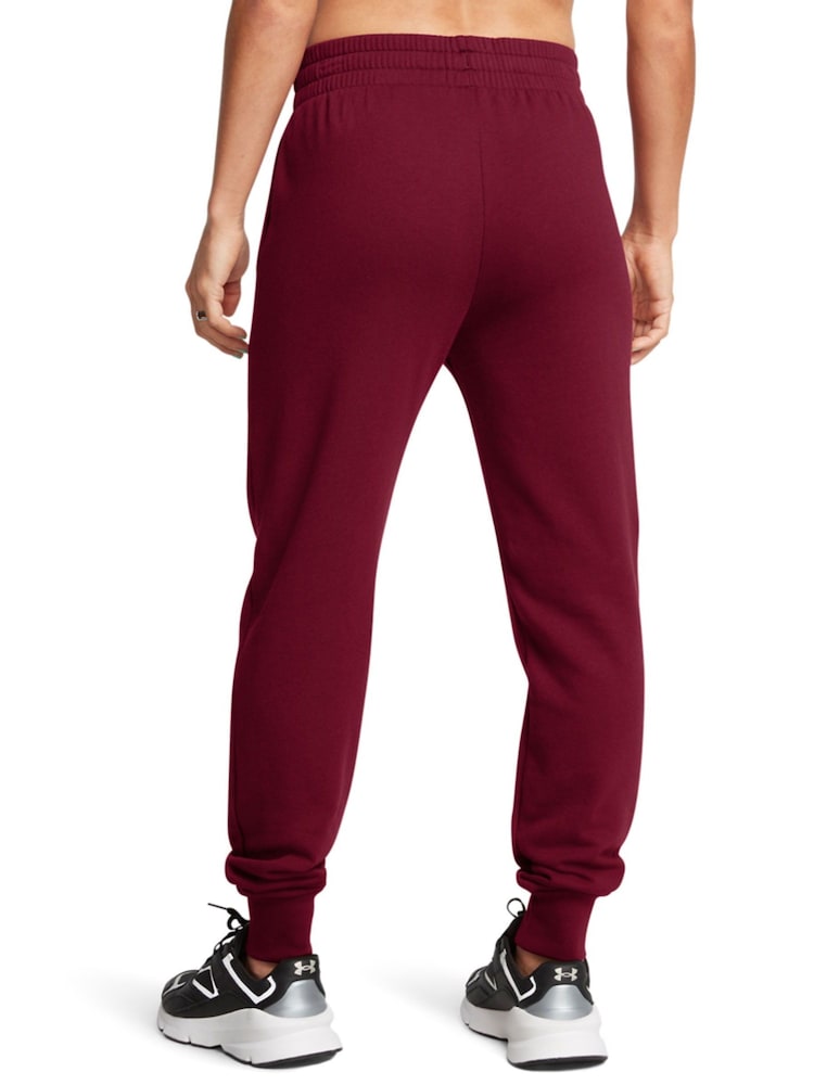 Roșu - Pantaloni de sport din fleece Under Armour Rival - Image 4 of 6