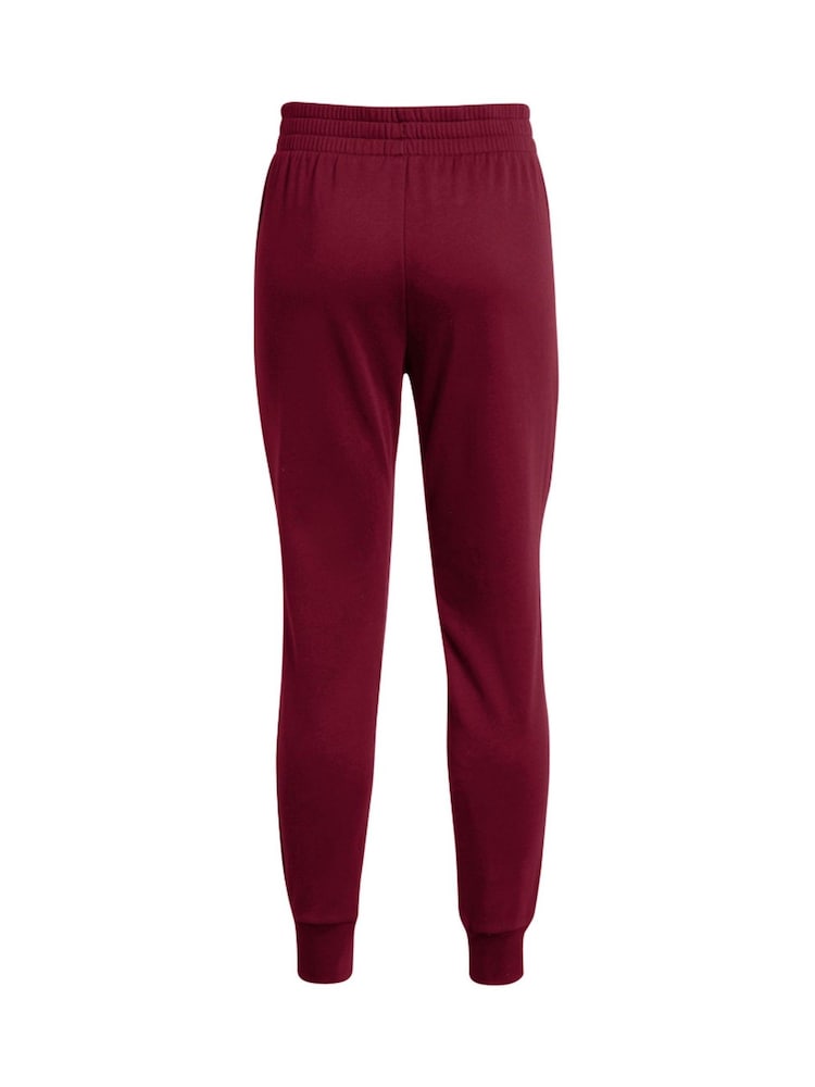 Under Armour Red Rival Fleece Joggers - Image 6 of 6