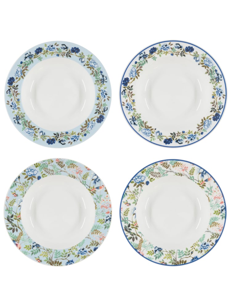 Designers Guild Porcelaine De Chine Pasta Bowls Set Of 4 - Image 1 of 4