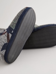 Navy Woven Boot Slippers - Image 6 of 6