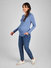 Jojo Maman Bébé 2-Pack Tops Maternity em jersey canelado - Imagem 7 de 11