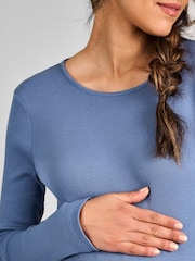 Jojo Maman Bébé 2-Pack Tops Maternity em jersey canelado - Imagem 9 de 11