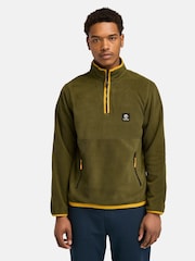 Timberland Green Polar Quarter Zip Fleece - Image 1 of 5