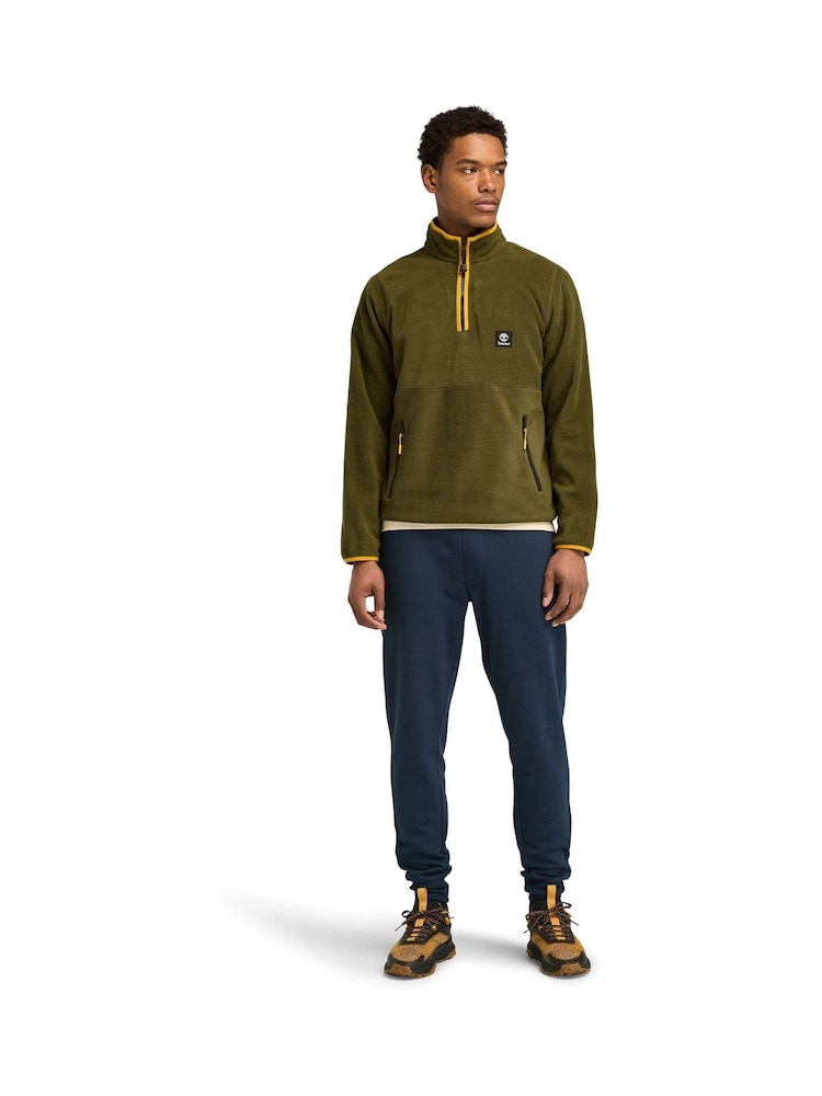 Timberland Green Polar Quarter Zip Fleece - Image 3 of 5
