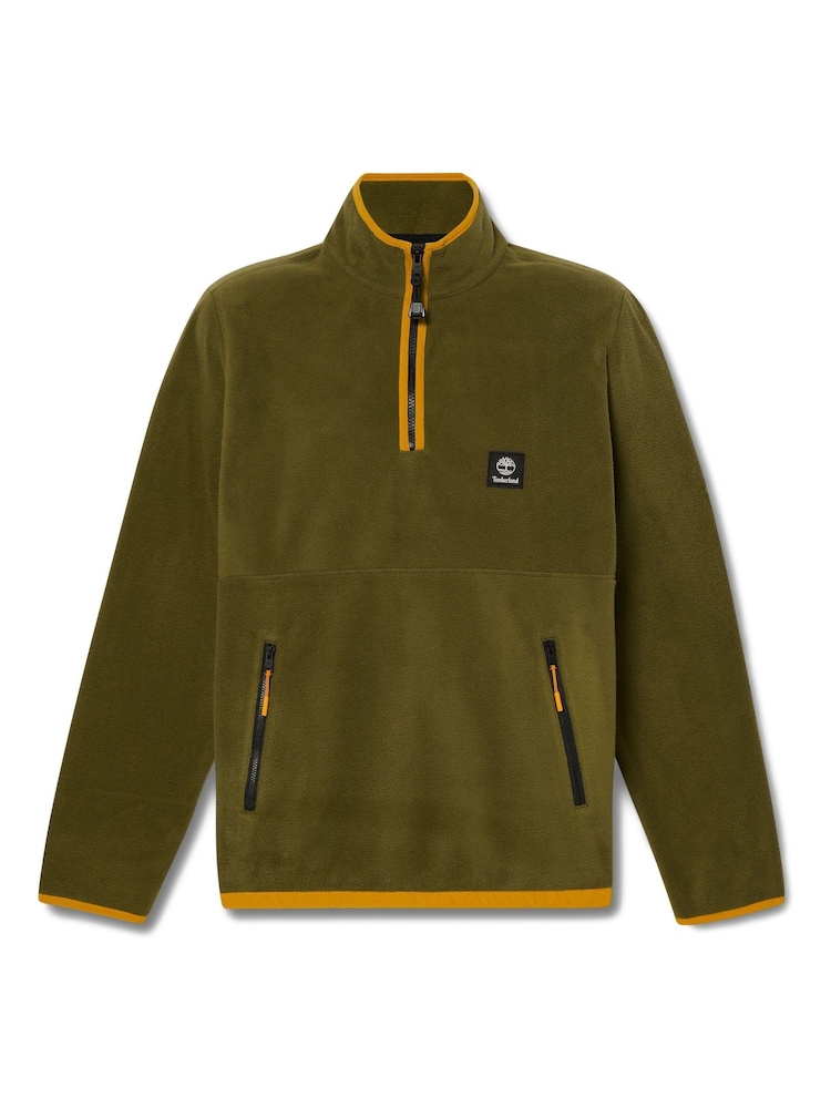 Timberland Green Polar Quarter Zip Fleece - Image 5 of 5