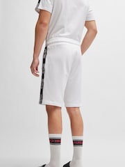 HUGO Tape Logo Terry Cotton Jersey Shorts - Image 2 of 5