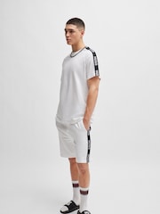 HUGO Tape Logo Terry Cotton Jersey Shorts - Image 3 of 5
