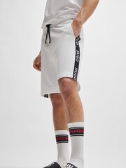 HUGO Tape Logo Terry Cotton Jersey Shorts - Image 4 of 5