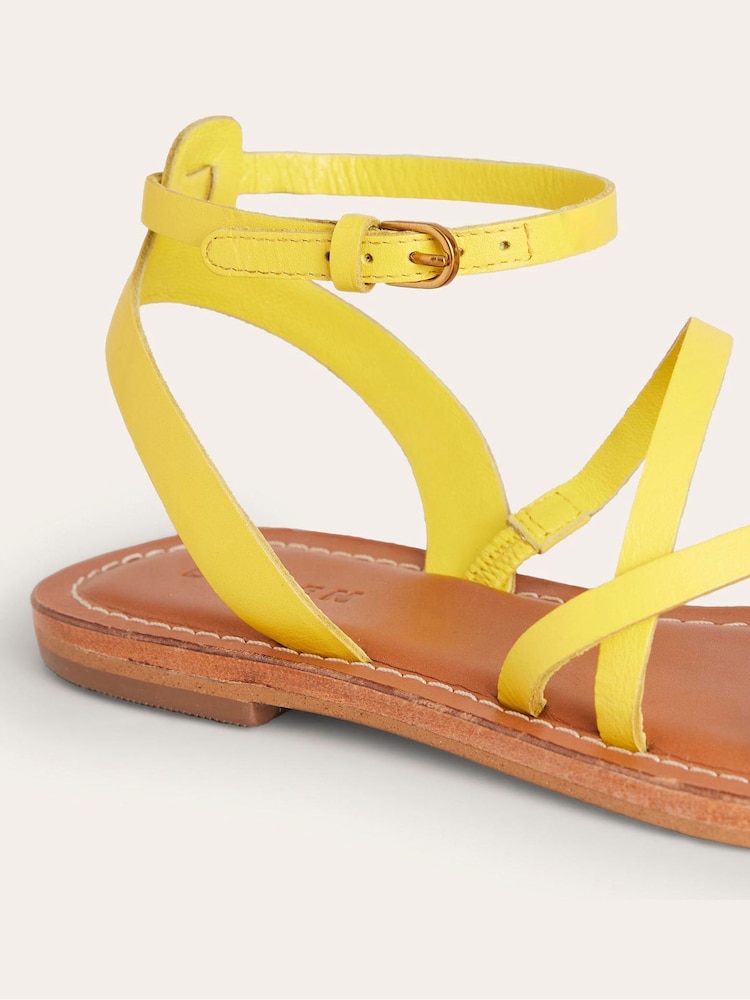 Boden Yellow Everyday Flat Sandals - Image 5 of 5 Boden Yellow Everyday Flat Sandals - Image 5 of 5