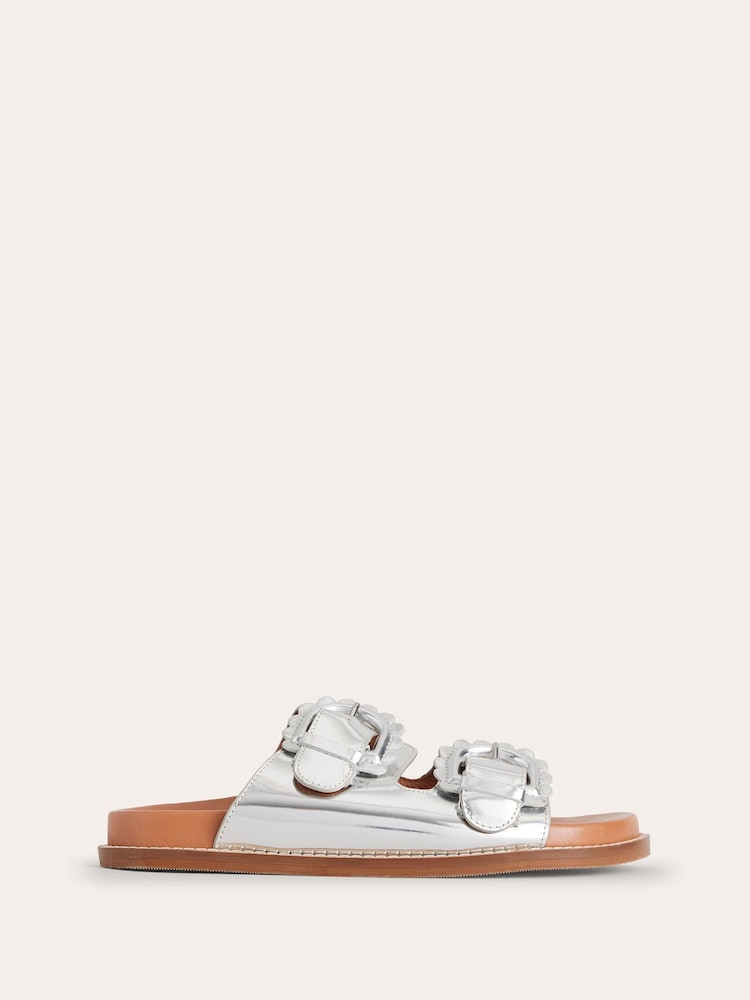 Boden Silver Double Buckle Sliders - Image 2 of 4