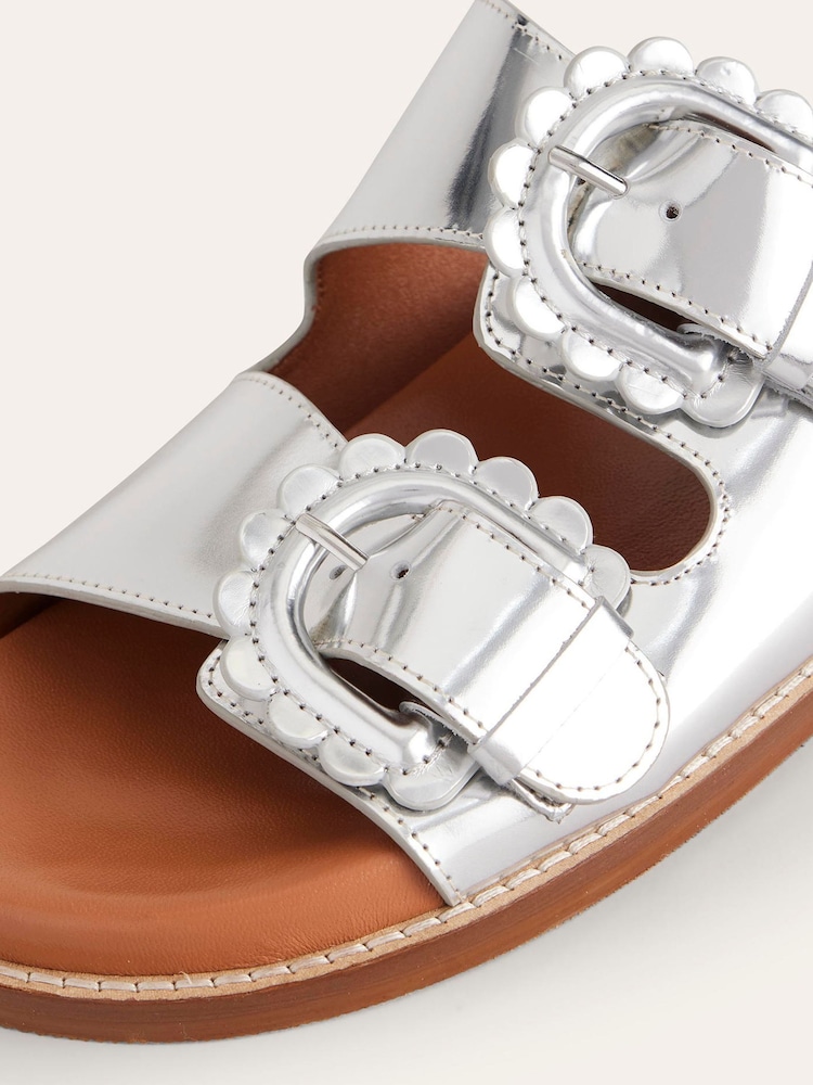 Boden Silver Double Buckle Sliders - Image 4 of 4