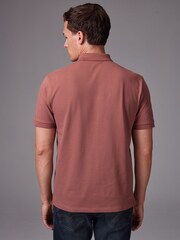 Pink Blush Regular Fit Short Sleeve Pique Polo Shirt - Image 3 of 8