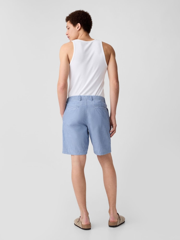 Gap Light Blue 9" Chino Shorts - Image 2 of 4