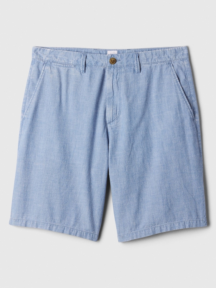 Gap Light Blue 9" Chino Shorts - Image 4 of 4