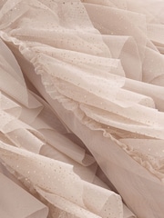 Cream Tiered Tulle Mesh Skirt (3-16yrs) - Image 7 of 9