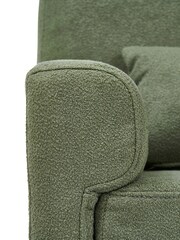 Gaia Baby Forest Green Nursing Rocking Chair with Footstool - Image 3 of 6