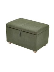 Gaia Baby Forest Green Nursing Rocking Chair with Footstool - Image 6 of 6