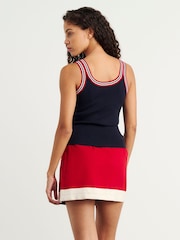 JAG Blue Lydia Stripe Knitted Vest - Image 3 of 6