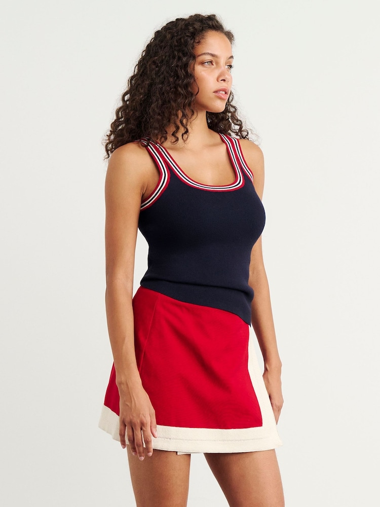 JAG Navy Blue Lydia Stripe Tank Top - Image 5 of 5 JAG Navy Blue Lydia Stripe Tank Top - Image 5 of 5
