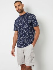 Threadbare Ecru 100% Cotton Cargo Shorts - Image 3 of 4