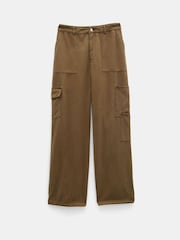 Hush Green Beatrice Soft Utility Trousers - Image 6 of 6