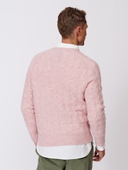 Aubin Woodhall Cable Crew Jumper - Image 2 of 7