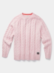 Aubin Woodhall Cable Crew Jumper - Image 5 of 7