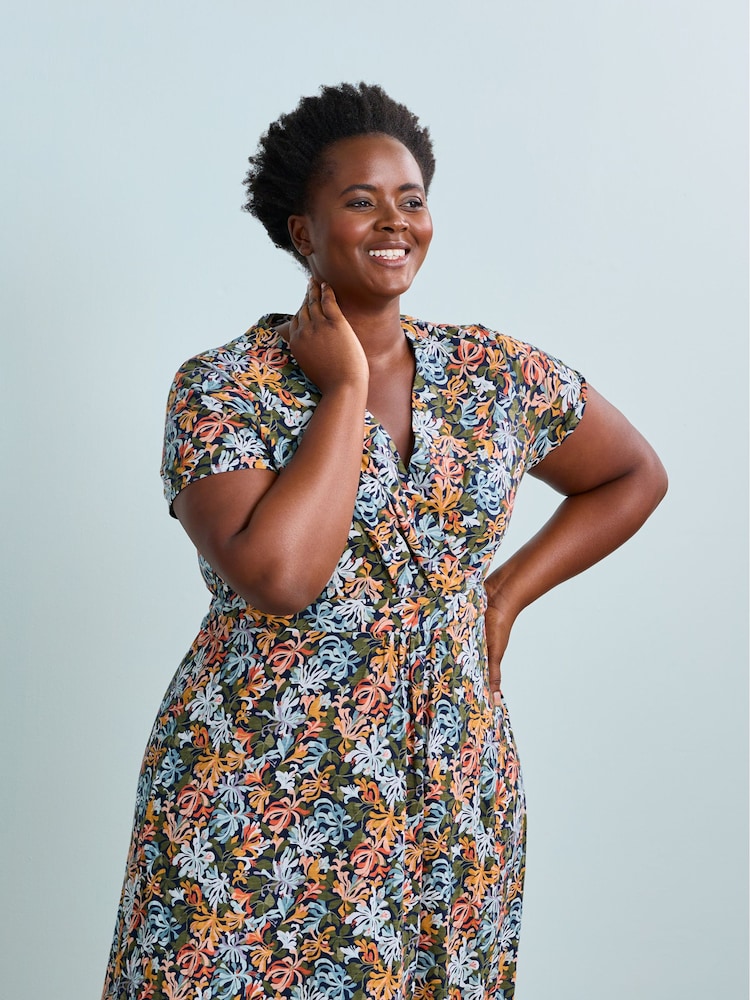 Seasalt Cornwall Black Multi Chapelle Dress - Image 3 of 9