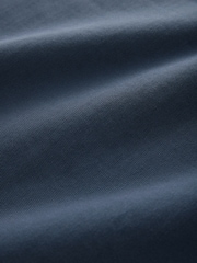 Темно-синий - Long Sleeve Garment Dye Heavyweight 100% Cotton T-Shirt - Image 7 of 7