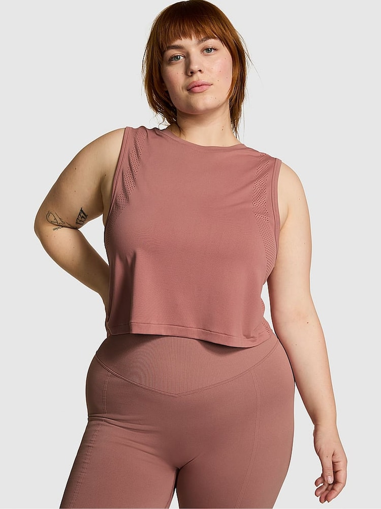 Victoria's Secret PINK Winsor Rose Seamless Muscle Tank Top - Image 1 of 4