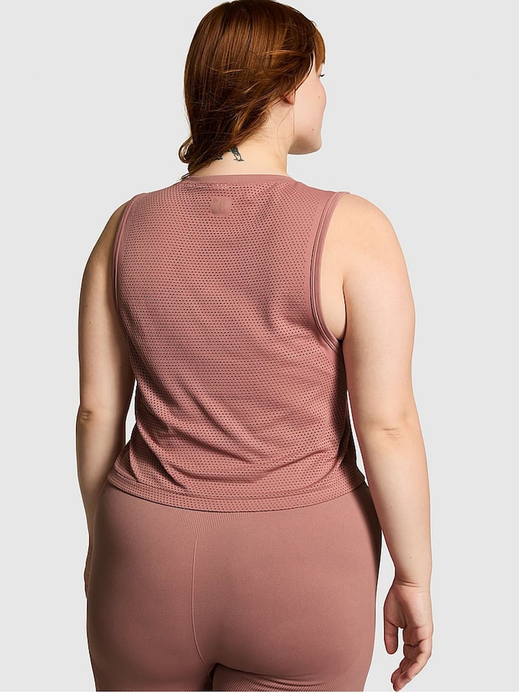 Victoria's Secret PINK Winsor Rose Seamless Muscle Tank Top - Image 2 of 4