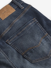 Blue Grey Vintage Slim Fit Comfort Stretch Jeans - Image 9 of 12