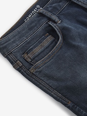 Blue Grey Vintage Slim Fit Comfort Stretch Jeans - Image 11 of 12