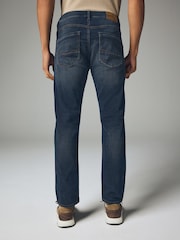 Blue Grey Vintage Slim Fit Comfort Stretch Jeans - Image 3 of 12