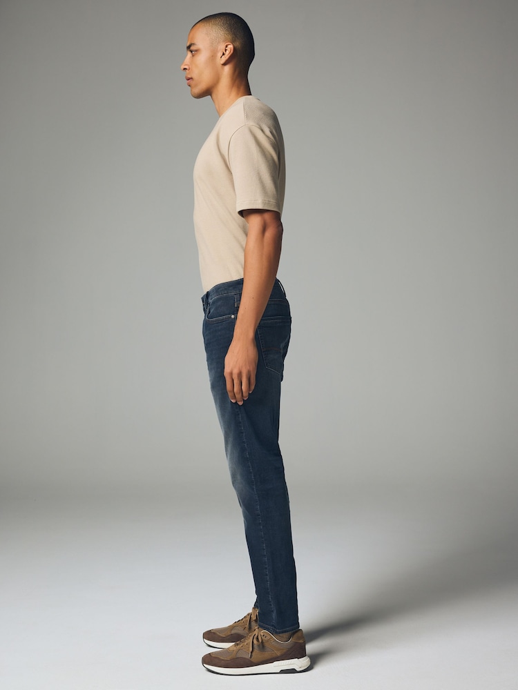 Bleu Gris Vintage - Slim Fit (Slim Fit) - Jeans stretch de confort - Image 5 of 12