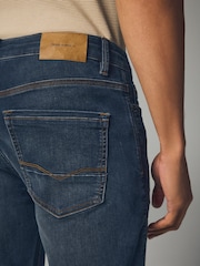 Blue Grey Vintage Slim Fit Comfort Stretch Jeans - Image 7 of 12