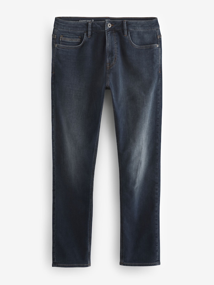Bleu Gris Vintage - Slim Fit (Slim Fit) - Jeans stretch de confort - Image 8 of 12