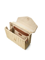 Dune London Natural Small Delliha Bug Wicker Grab Bag - Image 6 of 7