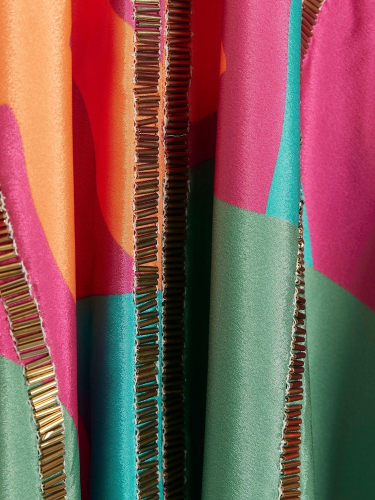 River Island Purple Tropical Maxi Dress - Image 5 of 5