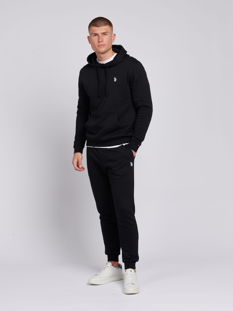 U.S. Polo Assn. Black Mens Classic Fit Double Horsemen Joggers - Image 3 of 6