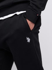 U.S. Polo Assn. Black Mens Classic Fit Double Horsemen Joggers - Image 5 of 6