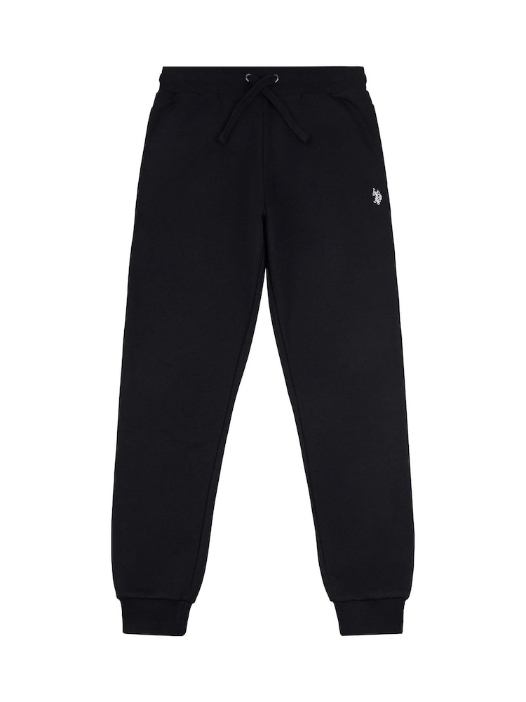 U.S. Polo Assn. Black Mens Classic Fit Double Horsemen Joggers - Image 6 of 6