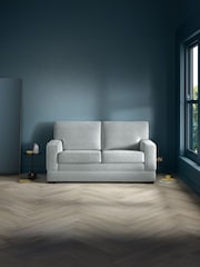 Jay-Be Brushed Twill Sky Blue Urban 2 Seater Sofa Bed - Image 1 of 6