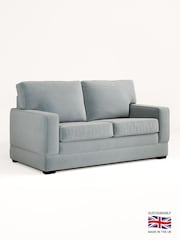 Jay-Be Brushed Twill Sky Blue Urban 2 Seater Sofa Bed - Image 2 of 6