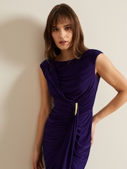 Phase Eight Purple Donna Bodycon Dress - Image 4 of 6