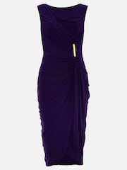 Phase Eight Purple Donna Bodycon Dress - Image 6 of 6