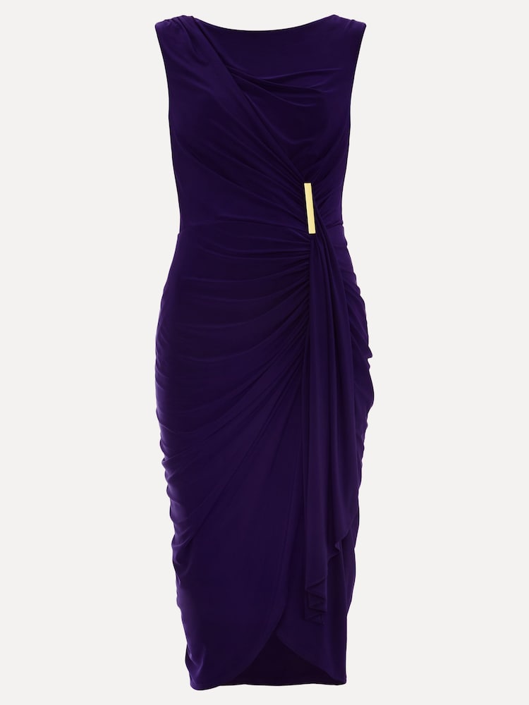 Phase Eight Purple Donna Bodycon Dress - Image 6 of 6